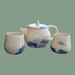 Théière & Tasses – Nuages Japonisants