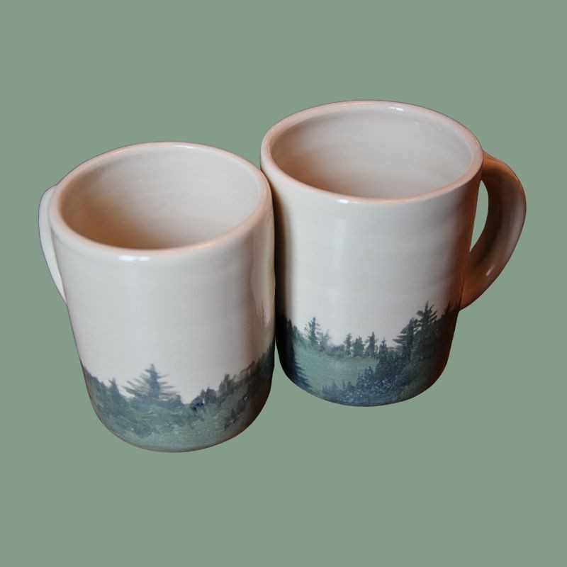 Tasses aux épicéas